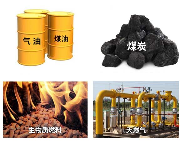 常見的熱源可以分為固體燃料、液體燃料、氣體燃料等